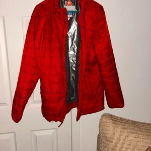 Columbia Men’s national Red Puffer Jacket, size Large